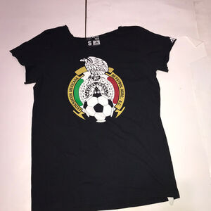 AddidasT-Shirt Federacion Mexicana De Futbol Men's S Black Graphic